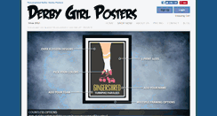 Desktop Screenshot of derbygirlposters.com